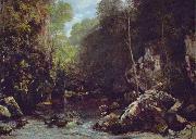 Gustave Courbet Le ruisseau noir Spain oil painting artist